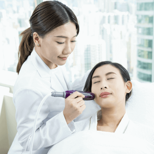 專業皮膚分析 及 雙下巴槍療程